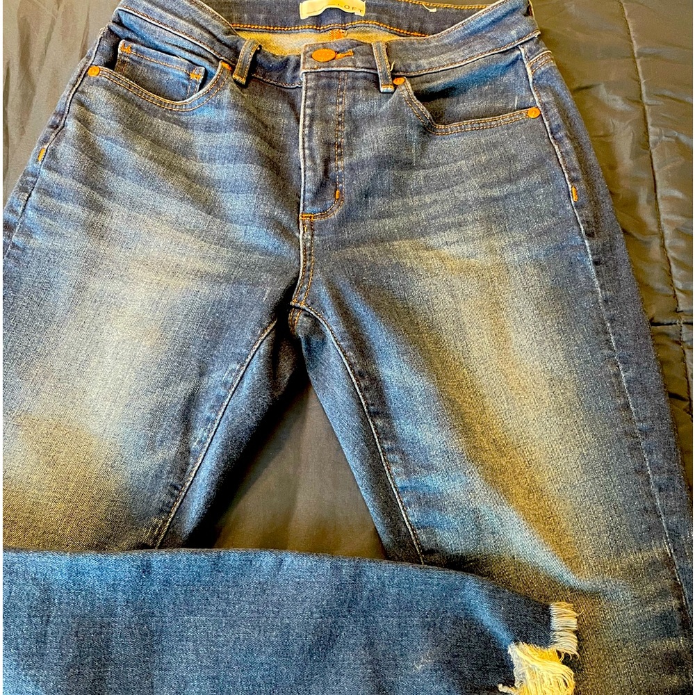 Loft cropped stretch Jeans size 4